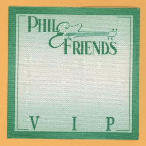 Grateful Dead 2001 Phil Lesh & Friends Concert Tour VIP Backstage Pass