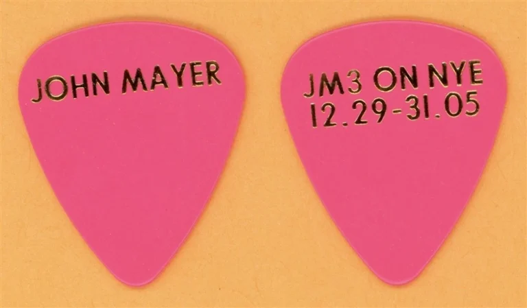 John Mayer Vintage Guitar Pick - 2005 Back In The Attic Tour NYE
