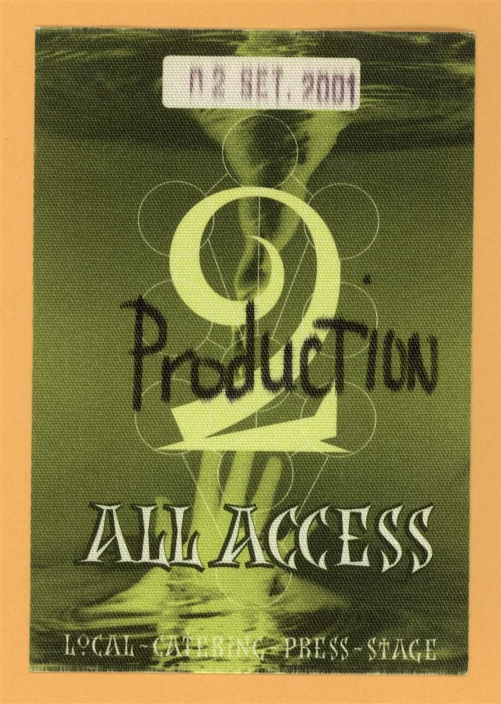 Madonna 2001 Drowned Concert Tour ALL ACCESS Backstage Pass - USED