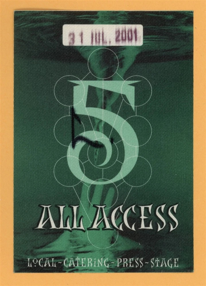 Madonna 2001 Drowned Concert Tour ALL ACCESS Backstage Pass - USED