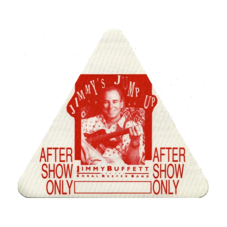 Jimmy Buffett 1990 Jump Up Concert Tour Aftershow Backstage Pass