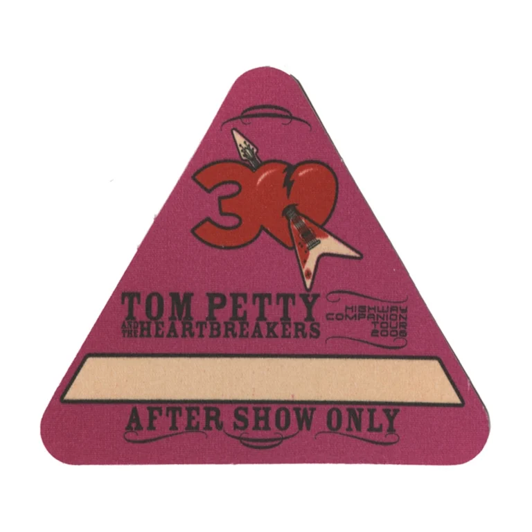 Tom Petty 2006 Highway Companion Concert Tour Aftershow Backstage Pass