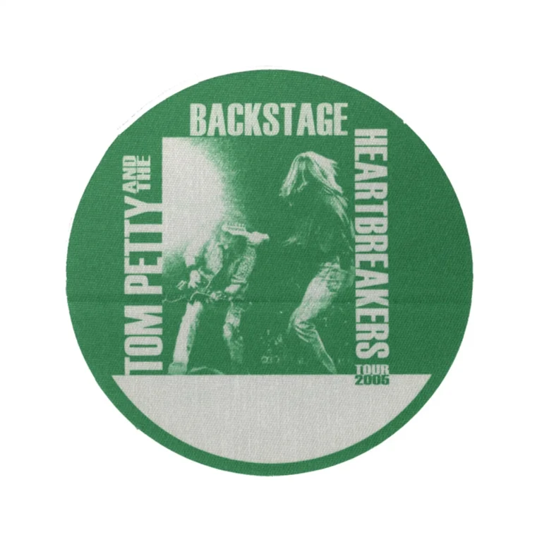 Tom Petty 2005 w/ The Black Crowes Concert Tour Backstage Backstage Pass