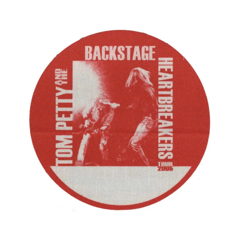 Tom Petty 2005 w/ The Black Crowes Concert Tour Backstage Backstage Pass