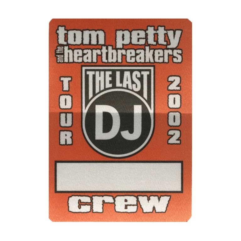 Tom Petty 2002 The Last DJ Concert Tour Crew Backstage Pass