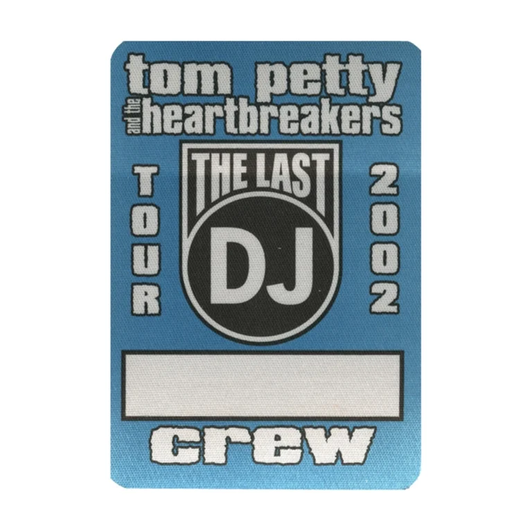 Tom Petty 2002 The Last DJ Concert Tour Crew Backstage Pass