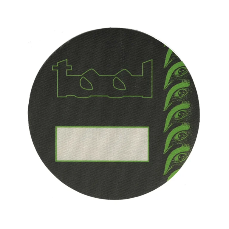 Tool 2001 Lateralus Concert Tour Aftershow Backstage Pass