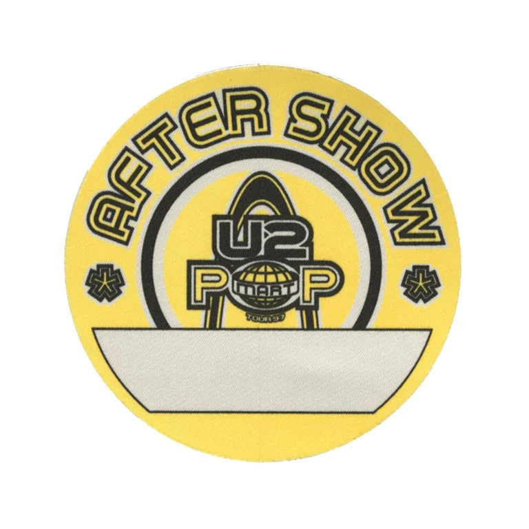 U2 1997 Pop Concert Tour Aftershow Backstage Pass