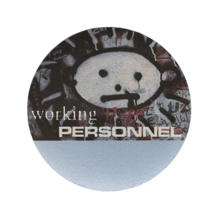 U2 1992 Zooropa Concert Tour Working Backstage Pass