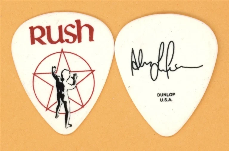 Rush Alex Lifeson Vintage Guitar Pick - 2010 Time Machine Tour