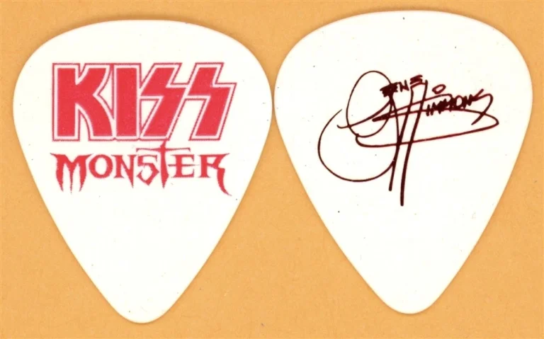 KISS Gene Simmons Vintage Guitar Pick - 2012 Japan Monster Tour