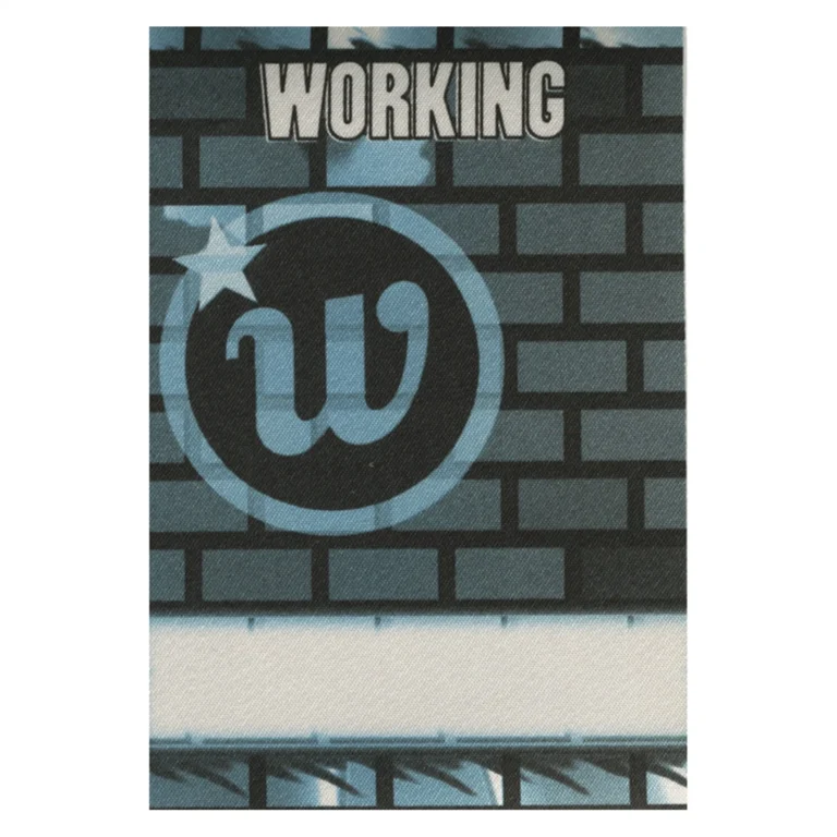 The Wallflowers 1996 Bringing Down the Horse Concert Tour Working Backstage Pass