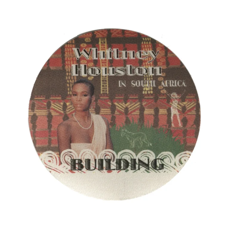 Whitney Houston 1994 The Bodyguard Concert Tour Building Backstage Pass