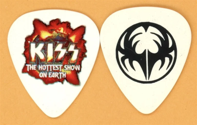 KISS Gene Simmons Vintage Guitar Pick - 2010 Hottest Show On Earth Tour