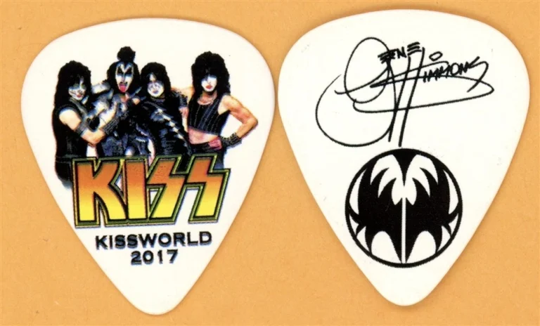 KISS Gene Simmons Vintage Guitar Pick - 2017 KISSWORLD Tour