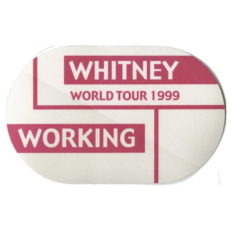 Whitney Houston 1999 My Love is Your Love Concert Tour Working Backstage Pass