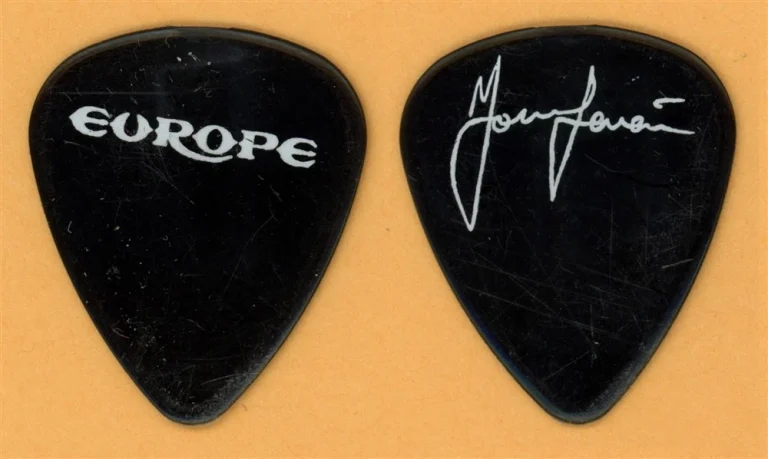 Europe John Levon Vintage Guitar Pick - 1986 Final Countdown Tour
