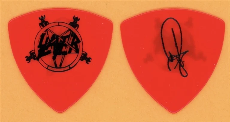 Slayer Tom Arya Vintage Guitar Pick - 1991 Seasons in the Abyss Tour