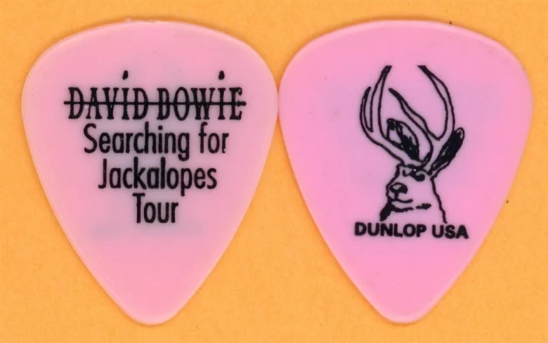 David Bowie Vintage Guitar Pick - 2002 Searching for Jackalopes Tour