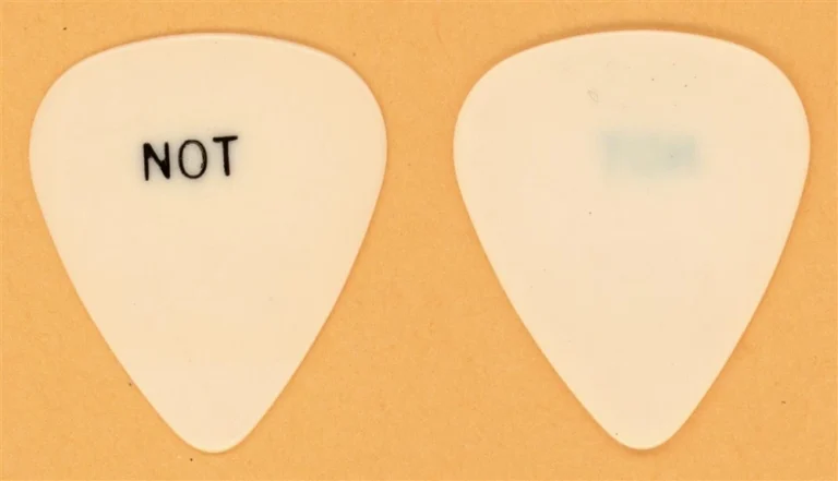 Anthrax Scott Ian 1st Custom Vintage Guitar Pick - 1984 Fistful of Meatl Tour