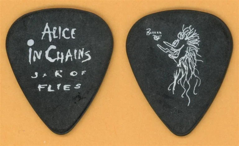 Alice in Chains Mike Inez Vintage Guitar Pick - 1994 Jar of Flies Tour