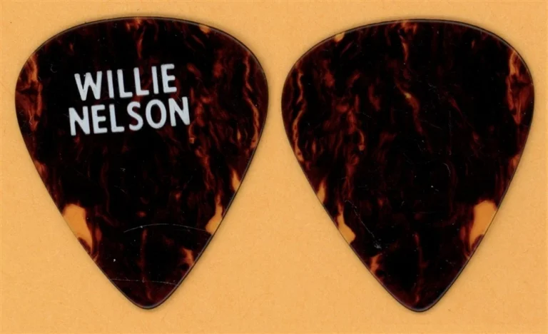 Willie Nelson 1st Custom Vintage Guitar Pick - 1977 Tour