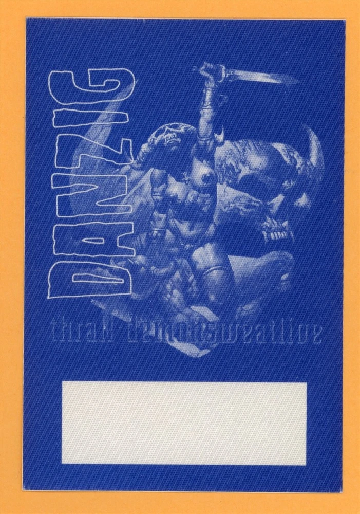 DANZIG Cloth Backstage Pass - 1993 Thrall-Demonsweatlive Tour
