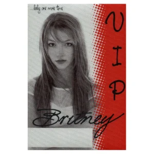 Britney Spears 1999 Baby One More Time Concert Tour VIP Backstage Pass