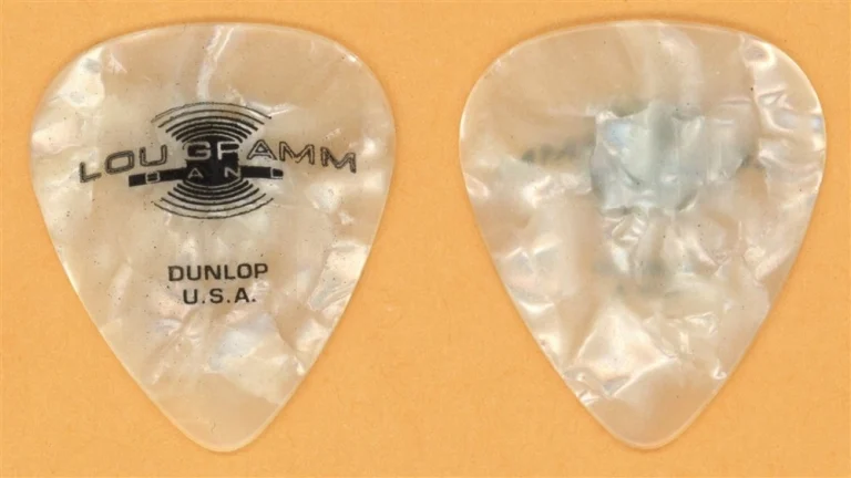 Foreigner Lou Gramm Vintage Guitar Pick - 2009 Tour - Misprint