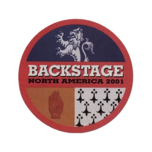 Bob Dylan 2001 Love and Theft Concert Tour Backstage Pass