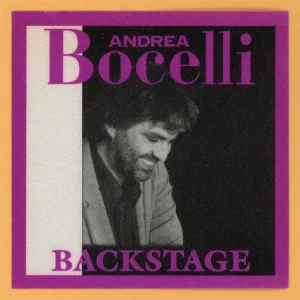 Andrea Bocelli Concert Tour Backstage Pass