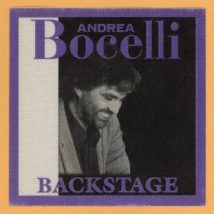 Andrea Bocelli Concert Tour Backstage Pass
