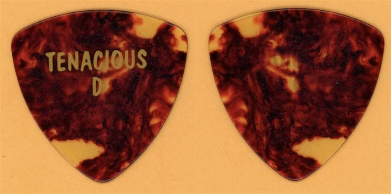 Tenacious D Jack Black & Kyle Gass Vintage Guitar Pick - 2000 US Tour