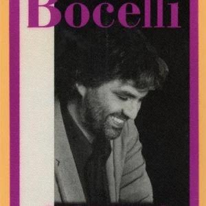 Andrea Bocelli Concert Tour WORKING Backstage Pass