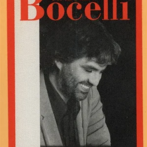 Andrea Bocelli Concert Tour WORKING Backstage Pass