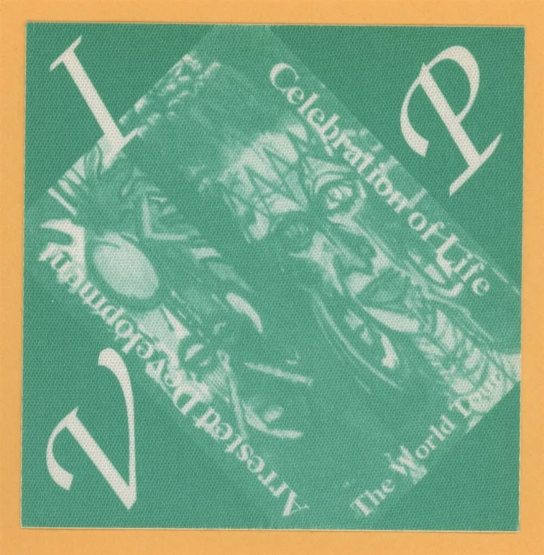 Arrested Development 1996 Celebration of Life Concert Tour VIP Backstage Pass