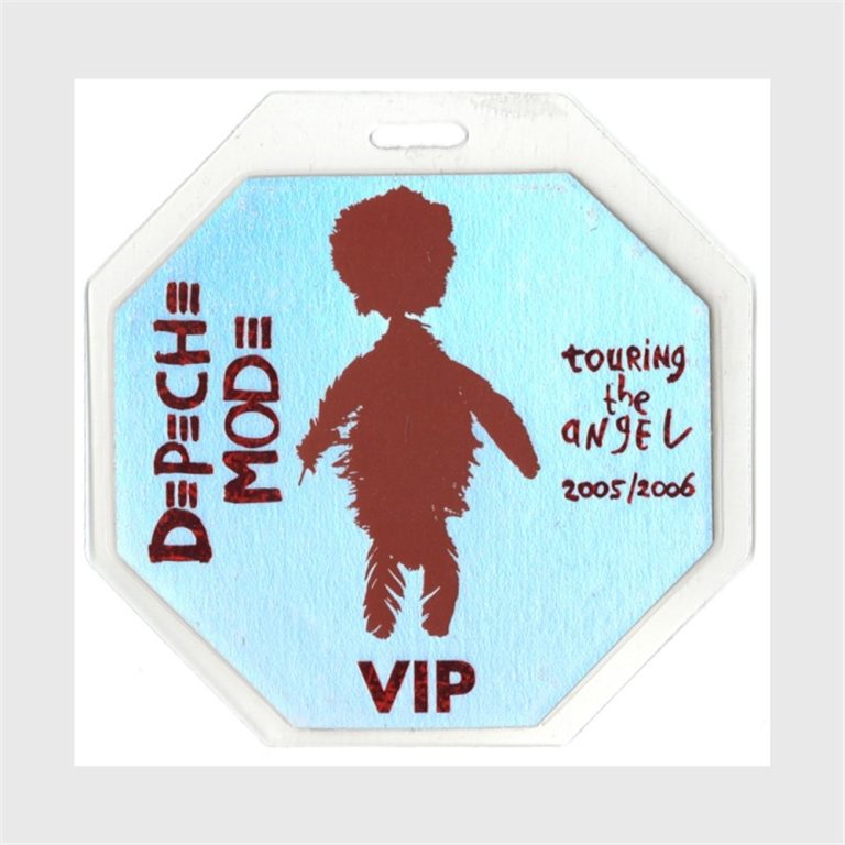 Depeche Mode 2005 Playing the Angel Concert Tour FOIL Laminated Backstage Pass