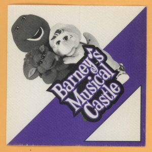 Barney's Musical Castle 1999 Concert Tour Backstage Pass
