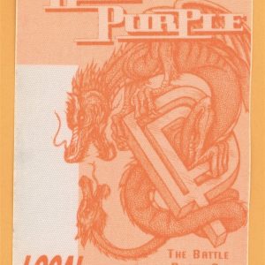 Deep Purple 1993 Battle Rages On Concert Tour CREW Backstage Pass