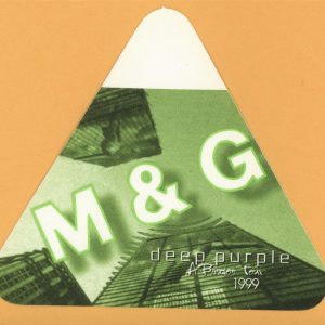 Deep Purple 1999 Abandon Concert Tour MEET & GREET Backstage Pass