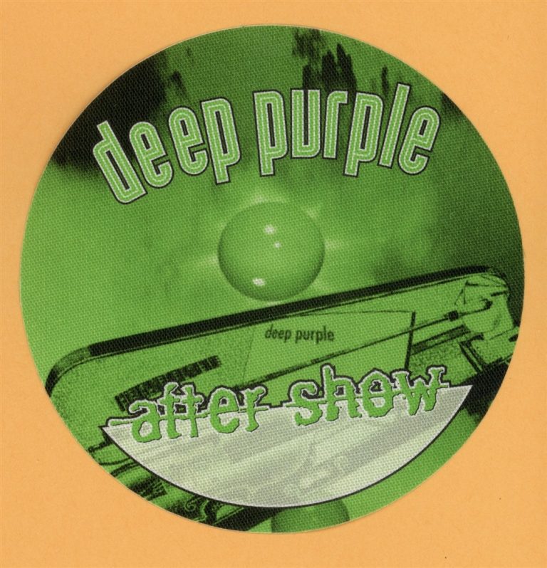 Deep Purple 2000 Abandon Concert Tour AFTER SHOW Backstage Pass