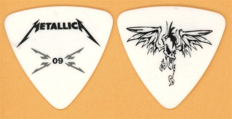 Metallica Robert Trujillo Vintage Guitar Pick - 2009 Death Magnetica Tour