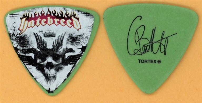 Hatebreed Chris Beattie Vintage Guitar Pick - 2007 Supremacy Tour