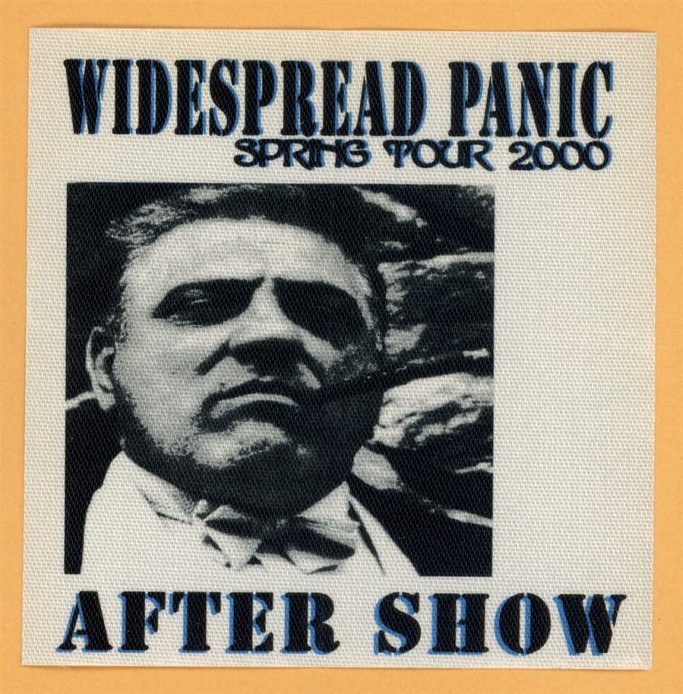 Widespread Panic 2000 Til Medicine Takes Concert Tour After Show Backstage Pass