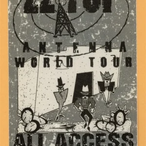 ZZ Top 1994 Antenna Concert Tour All Access Backstage Pass