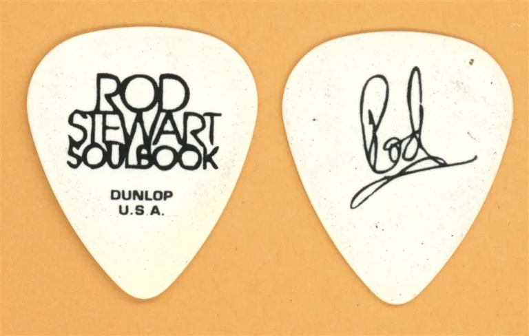 Rod Stewart Vintage Guitar Pick - 2010 Soulbook Tour