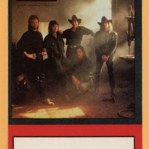 Restless Heart 1990 Fast Movin' Train Concert Tour Backstage Pass