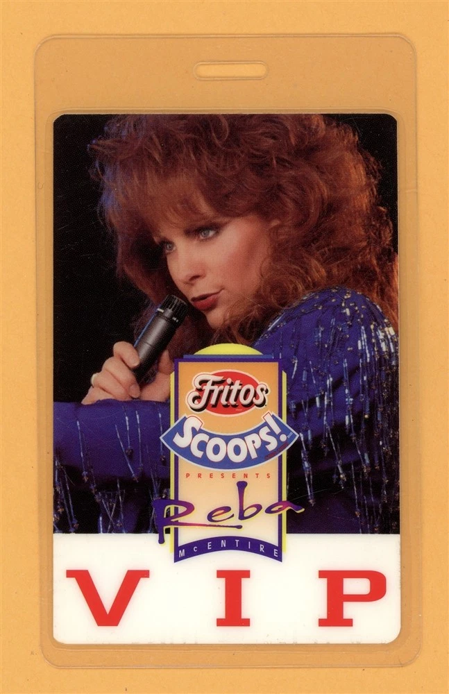 Reba McEntire 1994 Concert Tour VIP Laminated Backstage Pass