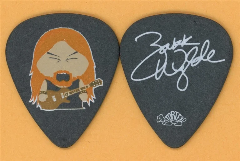 Black Label Society Zakk Wylde South Park Vintage Guitar Pick - 2005 Tour