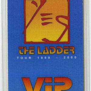 Yes 1999 The Ladder Concert Tour VIP Laminated Backstage Pass